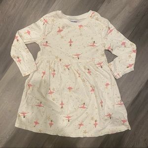 Girls Long Sleeve Ballerina Dress